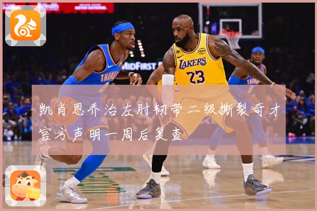 凯肖恩乔治左肘韧带二级撕裂奇才官方声明一周后复查